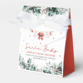 Caja Para Regalos Red Santa Baby Navidades Baby Clothes Baby Shower
