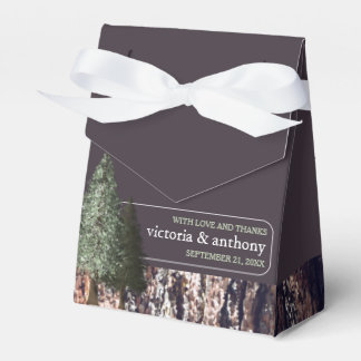Caja Para Regalos Redwoods & Corteza, Boda Rústica