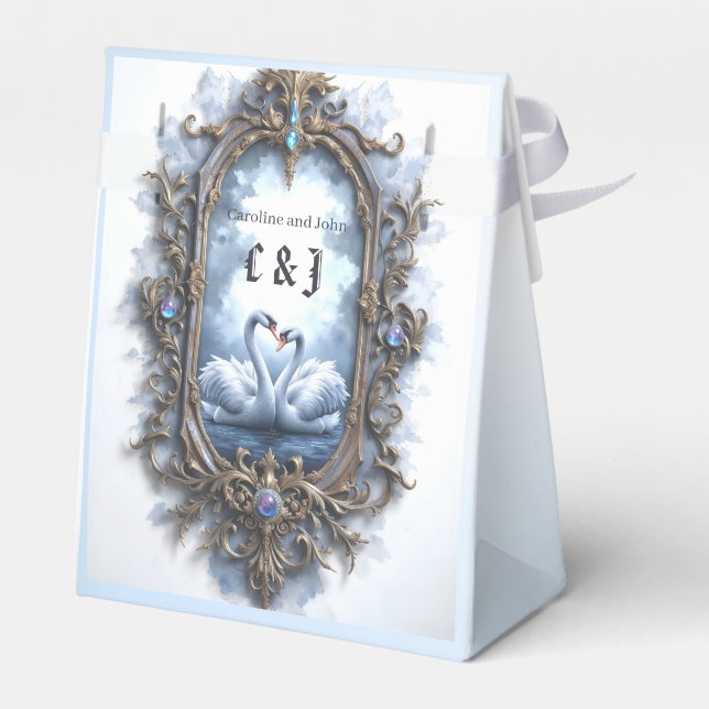 Caja Para Regalos Reflexión Eterna – La Unión Swanheart. (Reverso)