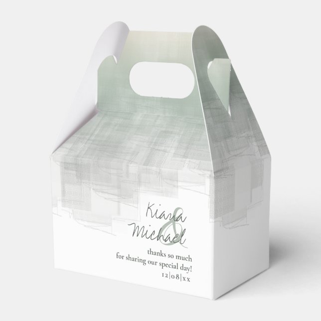 Caja Para Regalos Reflexiones de acuarela Gracias Sage V2 ID774 (Front Side)