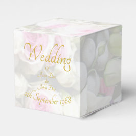 Caja Para Regalos Regalo boda - Novia con ramo de boda colorido