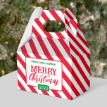 Caja Para Regalos Regalo/caja de Favor de la franja de caña de Navid<br><div class="desc">Excelente para pequeños regalos como galletas,  golosinas o cualquier artículo de la pastelería en casa ● ・ H・ ・ H Espero que te encanta este diseño Por favor avíseme si tienes alguna pregunta (H) de (H) H(H) del H H(H) H(H)</div>