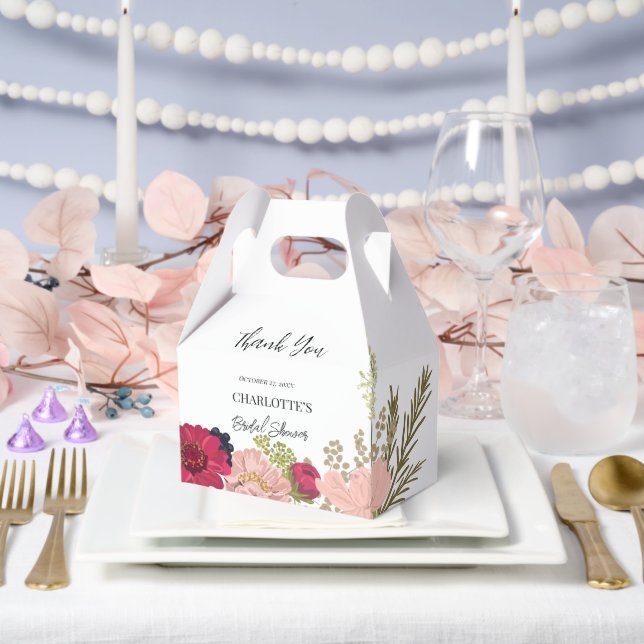 Caja Para Regalos Regalo de agradecimiento para baby shower de flore (Boda)