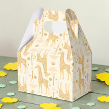 Regalo de Baby Shower Neutral Amarillo Jirafa Safa