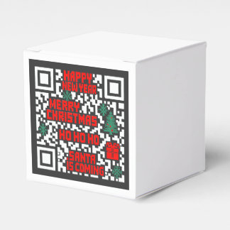 Caja Para Regalos regalo de código QR de Navidad