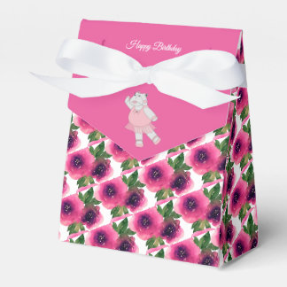Caja Para Regalos Regalo de cumpleaños Hippo Ballet Rosa Ilusima/