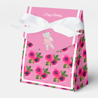 Caja Para Regalos Regalo de cumpleaños Hippo Ballet Rosa Ilusima/