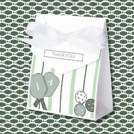 Caja Para Regalos Regalo de Ducha de Parejas de Pickleball Verde Per