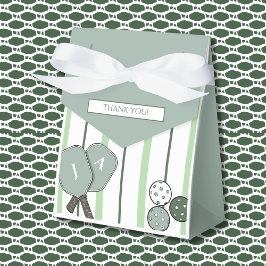 Caja Para Regalos Regalo de Ducha de Pickleball Verde para Parejas P
