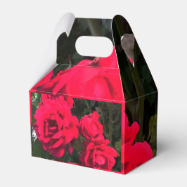 Caja Para Regalos Regalo de Flor de Rosa Roja Romántica