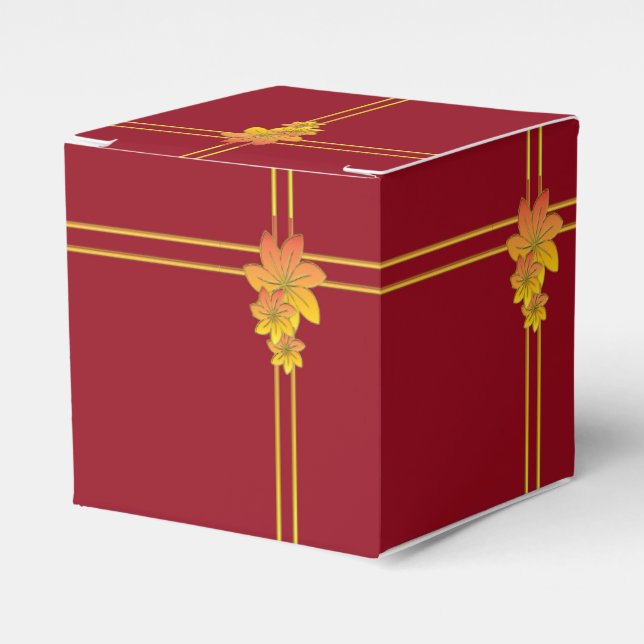 Caja Para Regalos Regalo de flores (Costado Anverso)