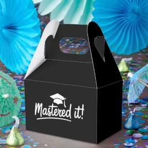 Caja Para Regalos Regalo de Graduación de Maestría Dominado