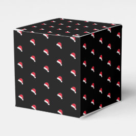 Caja Para Regalos regalo de Navidades de patrón blanco rojo negro de