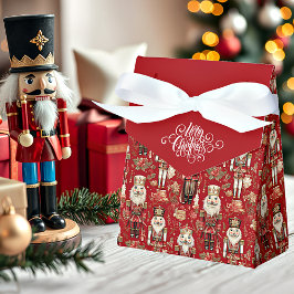 Caja Para Regalos Regalo de Navidades de patrones de petardos rojos