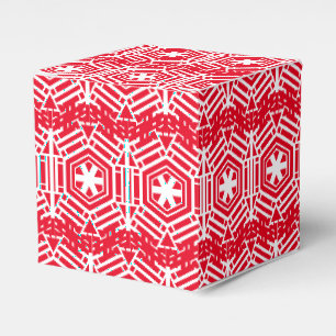 Caja Para Regalos Regalo de Navidades de patrones festivos de color