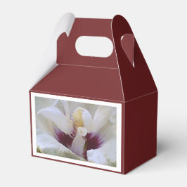 Caja Para Regalos Regalo de rosa blanco de Borgoña