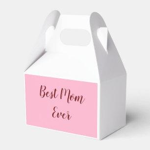 Caja Para Regalos regalo del día de la madre rosa rojo mejor mamá añ