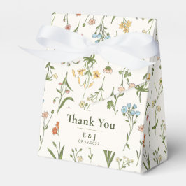 Caja Para Regalos Regalo floral personalizado de boda de flores silv