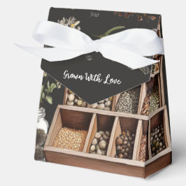 Caja Para Regalos Regalos de Tesoros de Jardín Semillas y Hierbas Fa