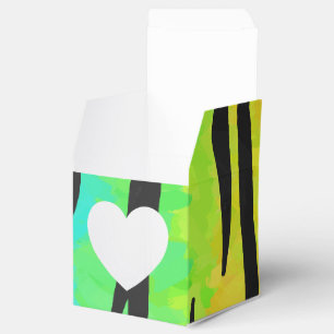 Caja Para Regalos Regalos de tigres negros y arcoiris