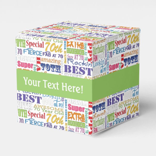 Caja Para Regalos Regalos Especiales Y Especiales De La Fiesta De Cu (Costado Anverso)