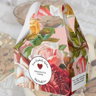 Caja Para Regalos Regalos horneados de rosas rosas y rojas con ingre