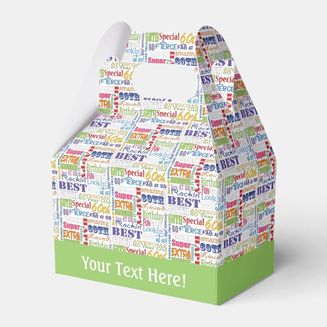 Caja Para Regalos Regalos Únicos Y Especiales De Fiesta De Cumpleaño (Front Side)