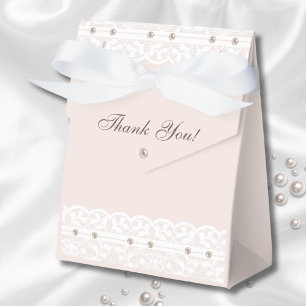 Caja Para Regalos Regencia rosa Vintage White Lace Bridal Shower