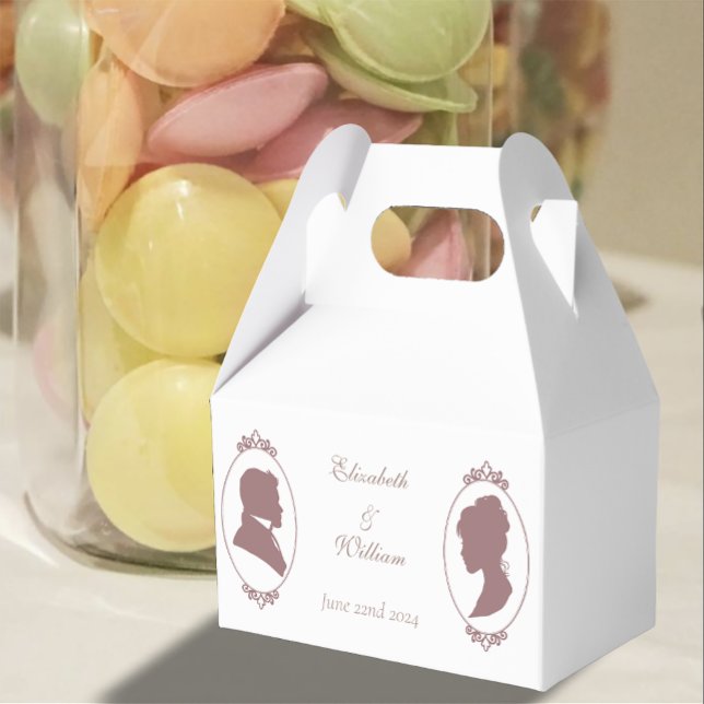 Caja Para Regalos Regency Bridgerton Pink Roses Cameo (Subido por el creador)