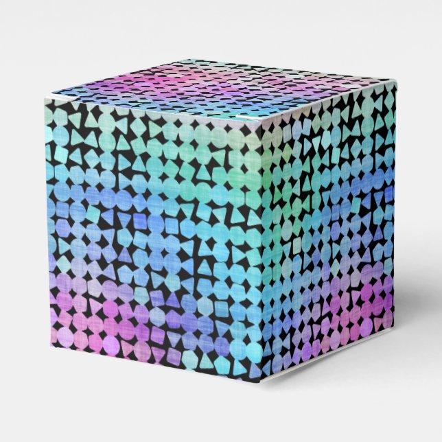 Caja Para Regalos regente arcoiris: (Costado Anverso)