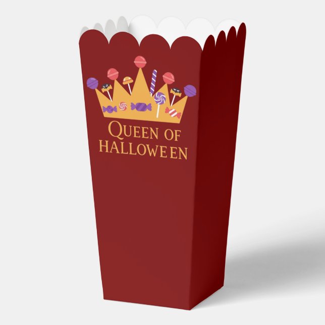 Caja Para Regalos Reina de Brujas de Halloween (Reverso )