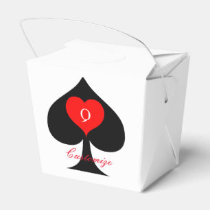 Caja Para Regalos Reina negra de espadas de corazón rojo Thunder_Co