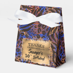 Caja Para Regalos Relieve metalizado de imitación de impresión de an