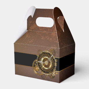 Caja Para Regalos Reloj de vapor con engranajes antiguos
