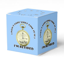 Reloj retirado cómico