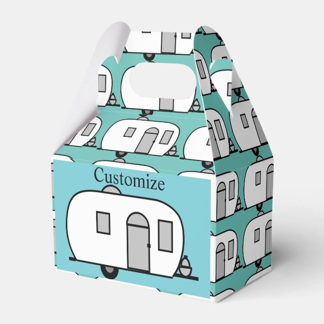 Caja Para Regalos Remolque de viaje redondeado Thunder_Cove (Front Side)