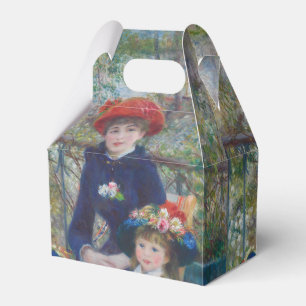 Caja Para Regalos Renoir Dos Hermanas Terraza Impresionismo Francés 
