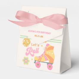 Caja Para Regalos Renovemos la fiesta de cumpleaños del Chica Roller