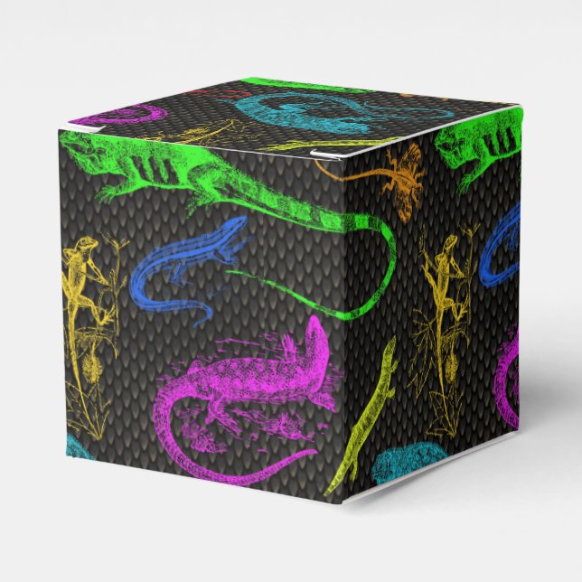 Caja Para Regalos ¡Reptiles! (Costado Anverso)