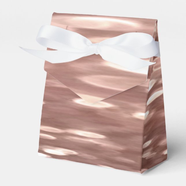 Caja Para Regalos Resumen #3: Brillante de oro de Rosa de cobre (Front Side)