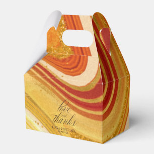 Caja Para Regalos Resumen Agate Boda Gracias Naranja caliente ID827