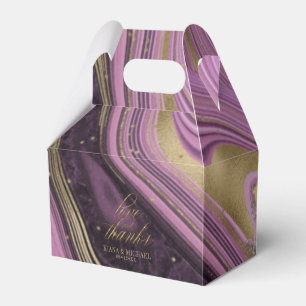 Caja Para Regalos Resumen Agate Boda Mauve V1 ID827