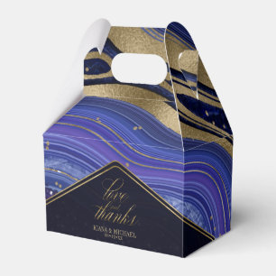 Caja Para Regalos Resumen Agate Boda Midnight V2 ID827
