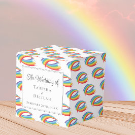 Caja Para Regalos Resumen arcoiris de bonito agita plaza de Bodas LG