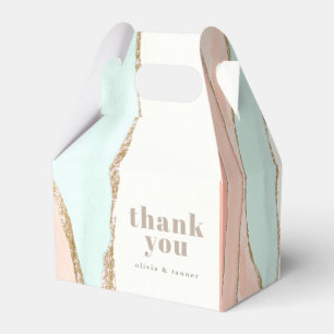 Caja Para Regalos Resumen artístico de acuarela costera