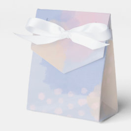 Caja Para Regalos Resumen Blue Pastel Arte Moderno