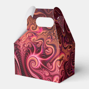 Caja Para Regalos Resumen Colorido Burgundy Carmine Spiral Patrón