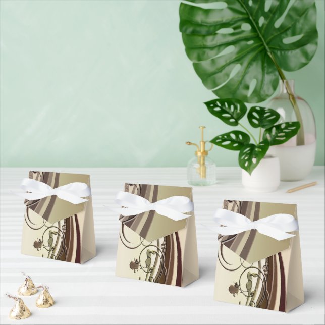 Caja Para Regalos Resumen de oro (Múltiple)