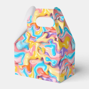 Caja Para Regalos Resumen del líquido plástico del Pastel