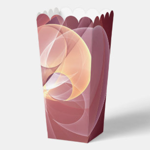 Caja Para Regalos Resumen Elegante Vino Moderno Arte Fractal Rojo